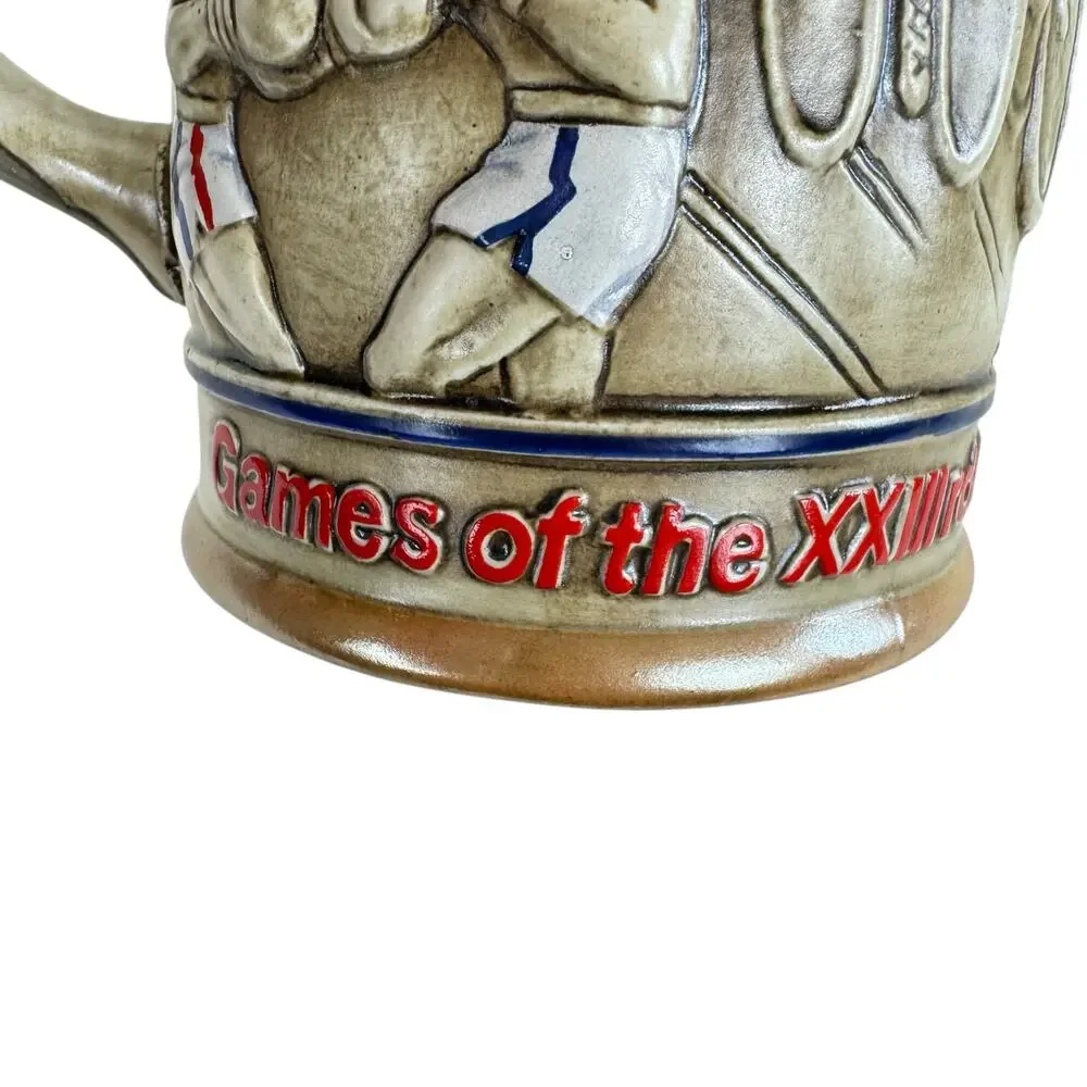Vintage Budweiser 1984 Los Angeles Olympic Games‎ Beer Stein